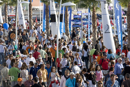 VOLVO OCEAN RACE - 2008 2009. IN-PORT RACE in Alicante-Spain.