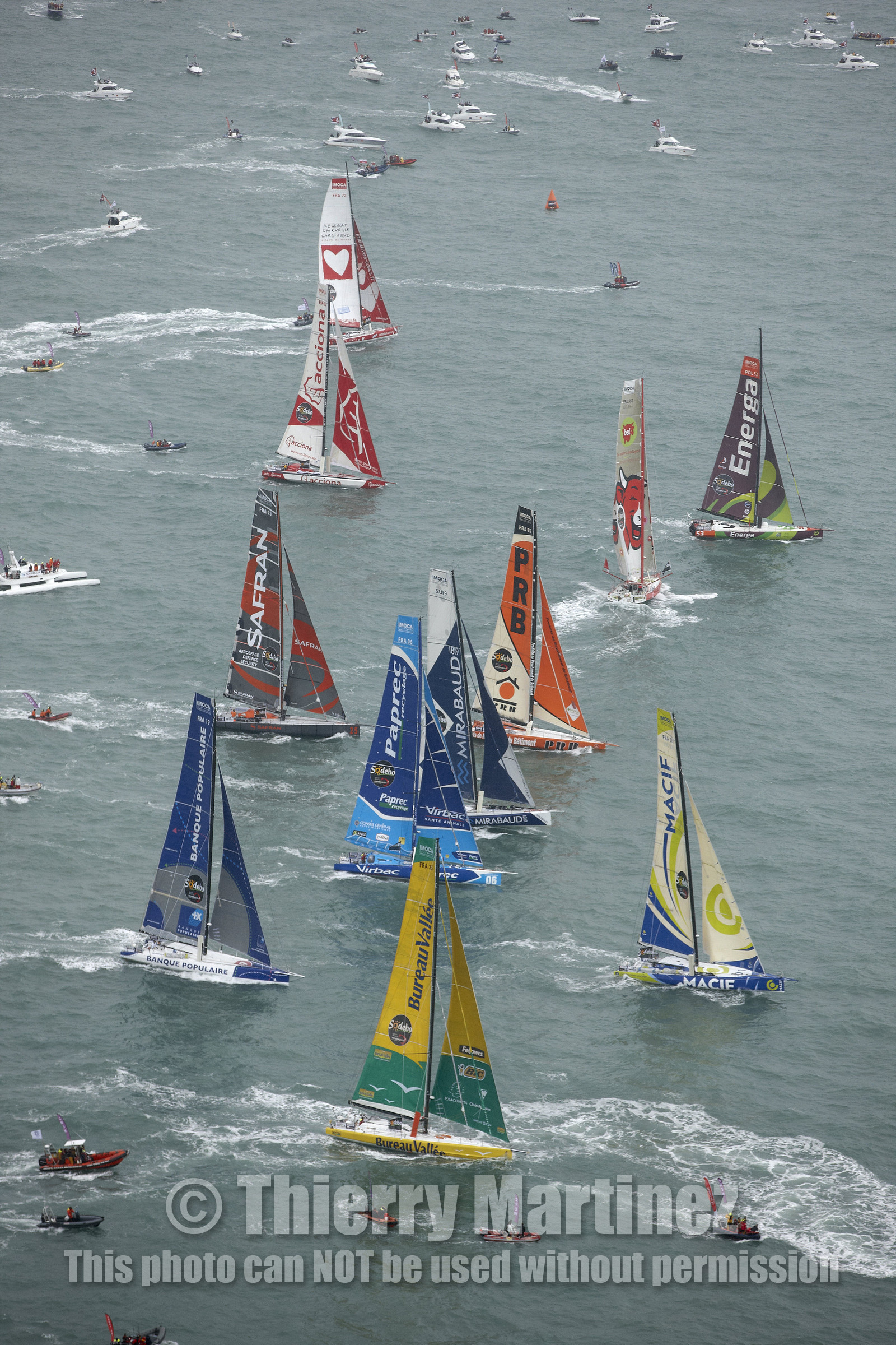 VENDEE GLOBE 2012 13 , Start  10 Nov 2012.