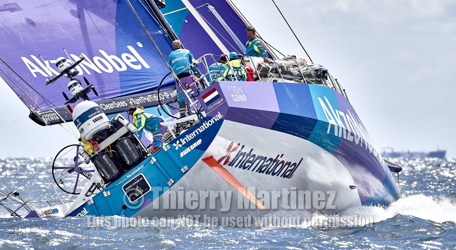 team AkzoNobel  in Volvo Ocean Race 2017-18.