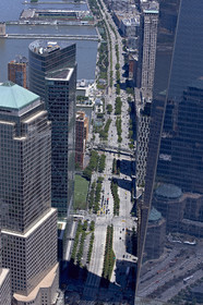 Aerial view of New York City (USA).