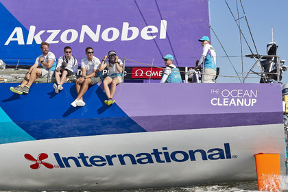 team AkzoNobel  in Volvo Ocean Race 2017-18.