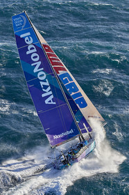 team AkzoNobel  in Volvo Ocean Race 2017-18.