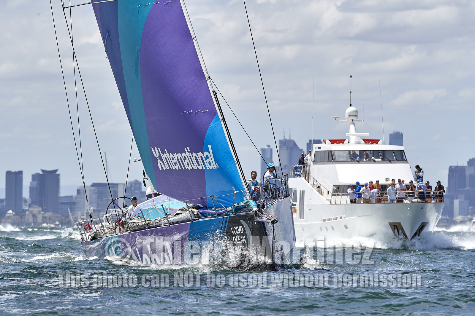team AkzoNobel  in Volvo Ocean Race 2017-18.