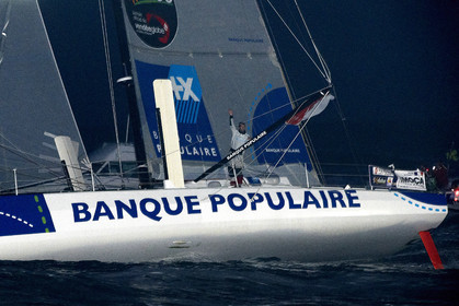 2012 13 VENDEE GLOBE. Armel Le Cleac'h (FRA) BANQUE POPULAIRE 2nd .
