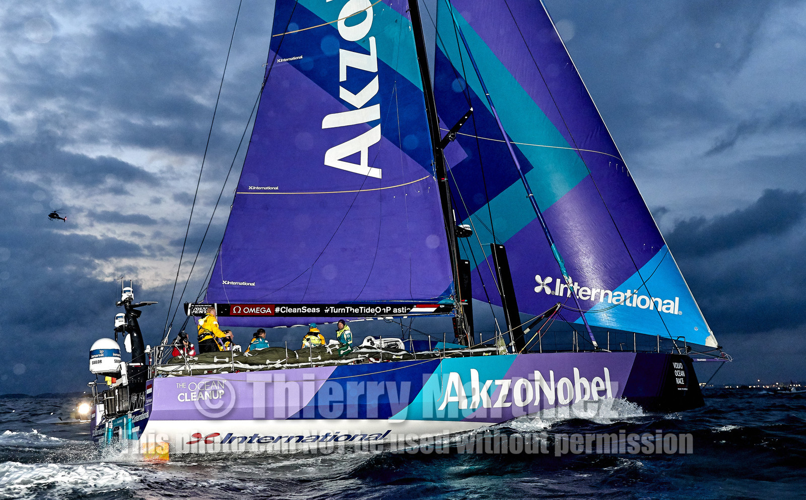 team AkzoNobel  in Volvo Ocean Race 2017-18.