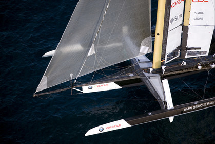 33rd  AMERICA'S CUP Valencia Spain, February 2010 - Defender:  ALINGHI (ALINGHI 5) vs Challenger : BMW Oracle Racing (USA 17)