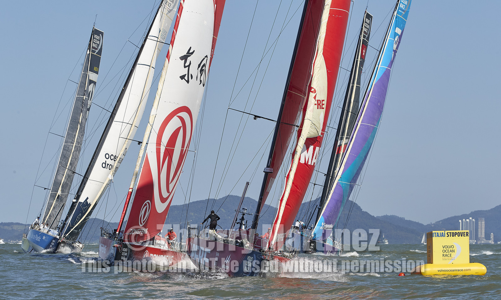 team AkzoNobel  in Volvo Ocean Race 2017-18.