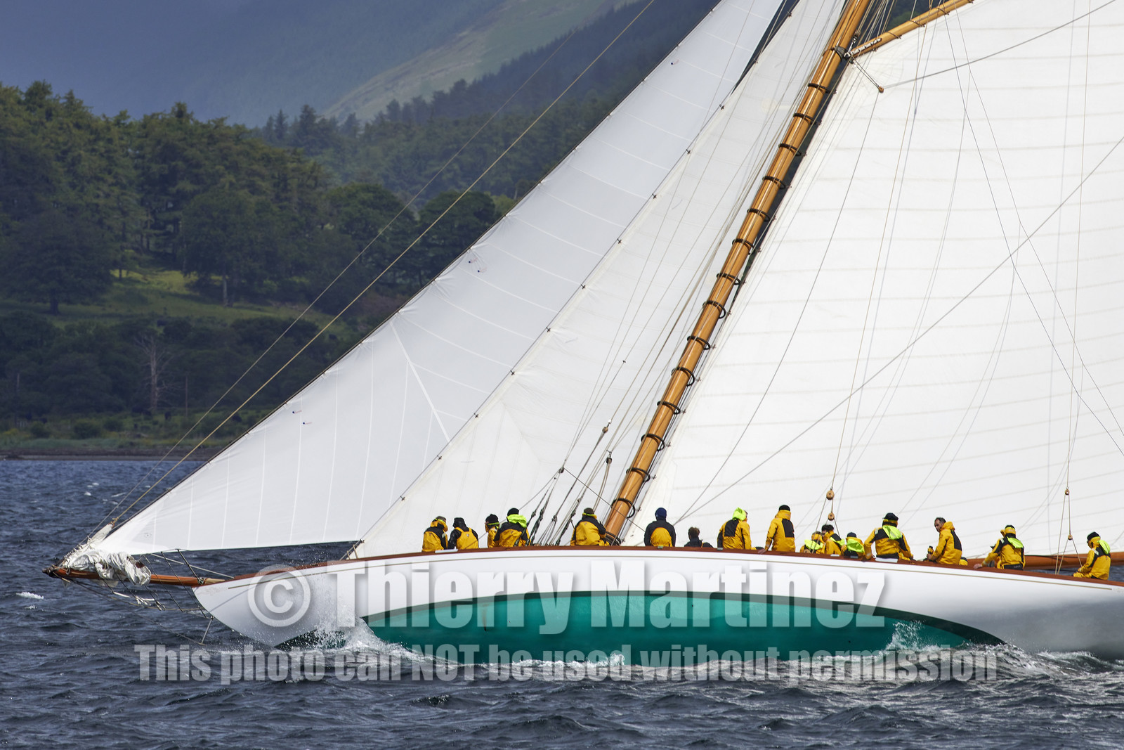 22_17006   © Thierry Martinez.FAIRLIE,SCOTLAND - UK 12th June 20222022 RICHARD MILLE FIFE REGATTA.Day 2 : LARGS to ROTHESAY