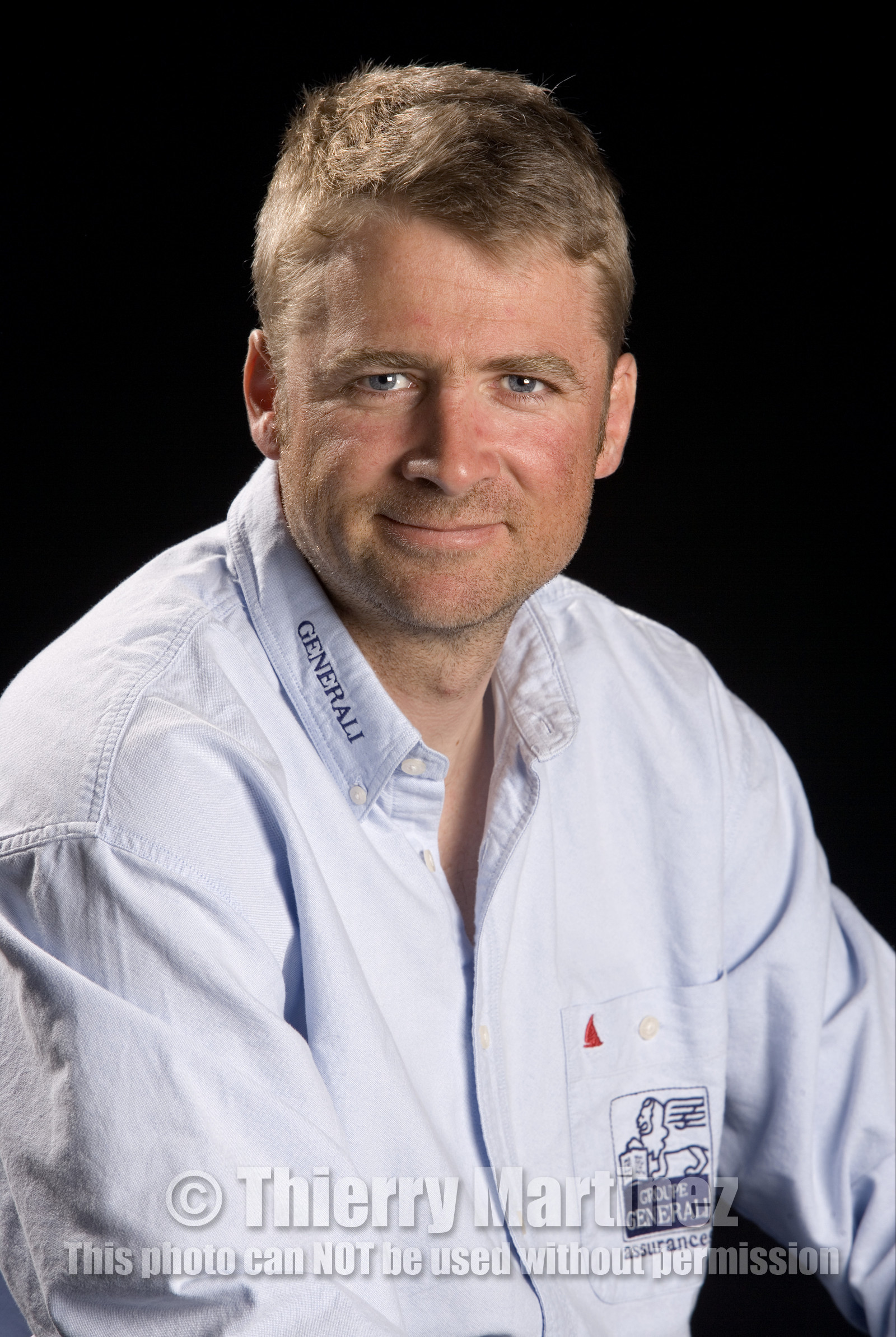 Yann Elies , skipper GENERALI IN STUDIO March 2006