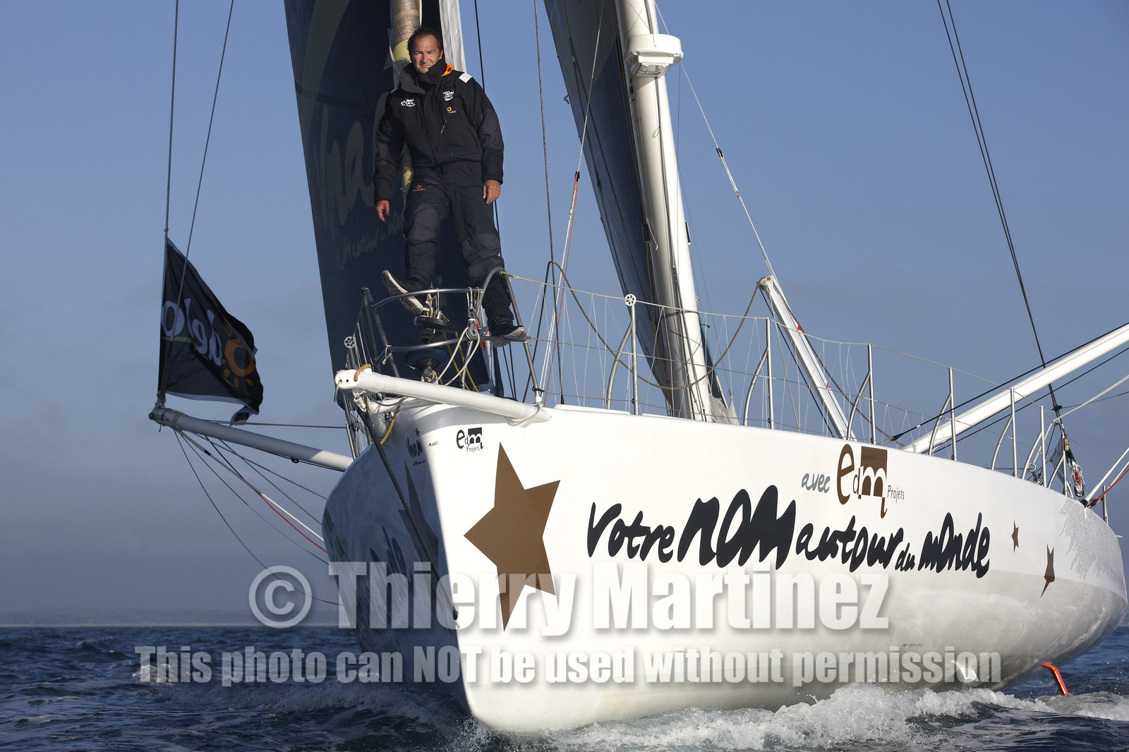 VOTRE NOM AUTOUR DU MONDE , skipper Bertrand de Broc (FRA)