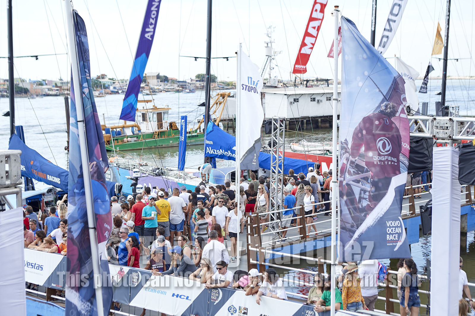 team AkzoNobel  in Volvo Ocean Race 2017-18.