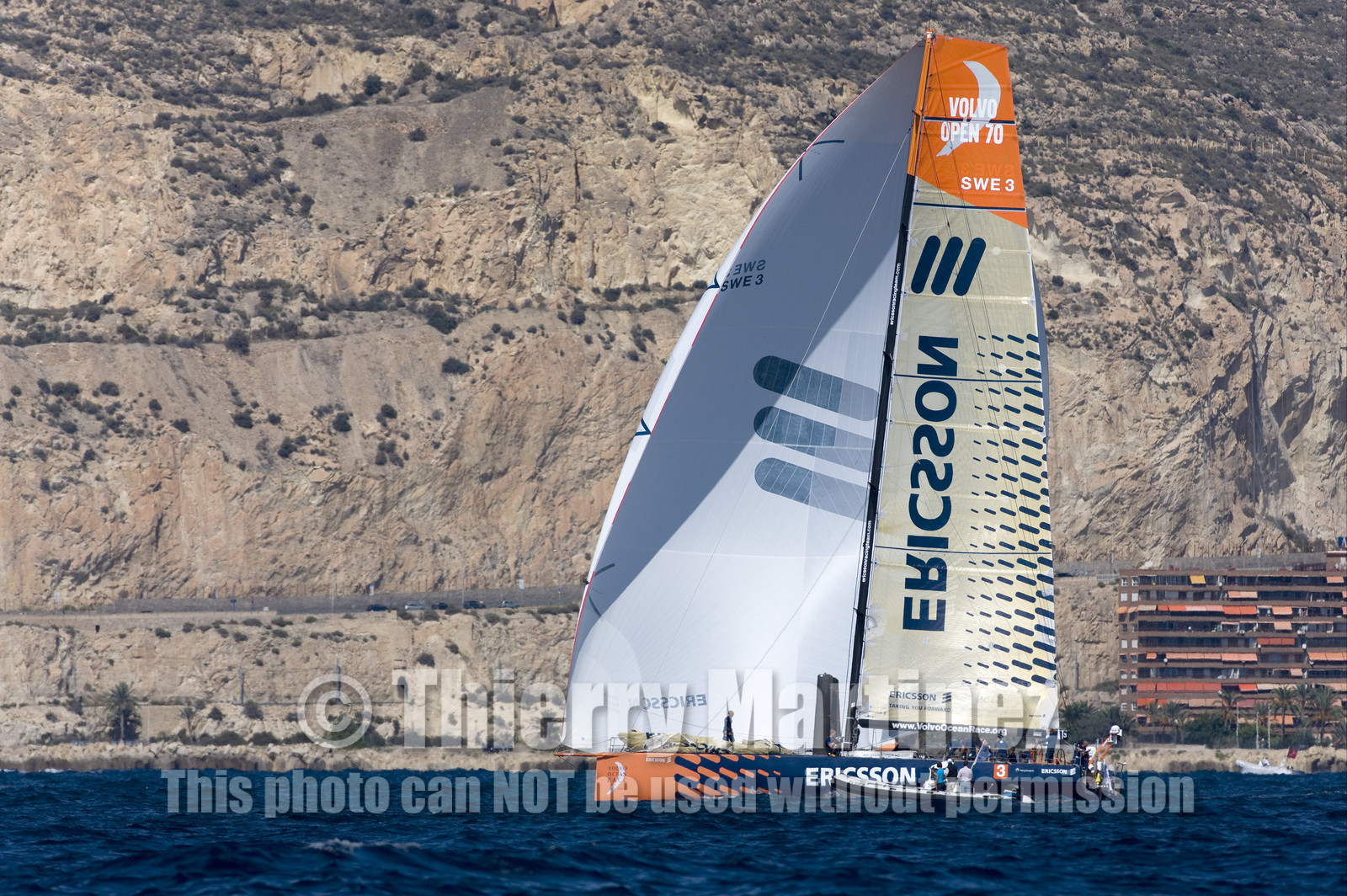 VOLVO OCEAN RACE - 2008 2009. IN-PORT RACE in Alicante-Spain.
