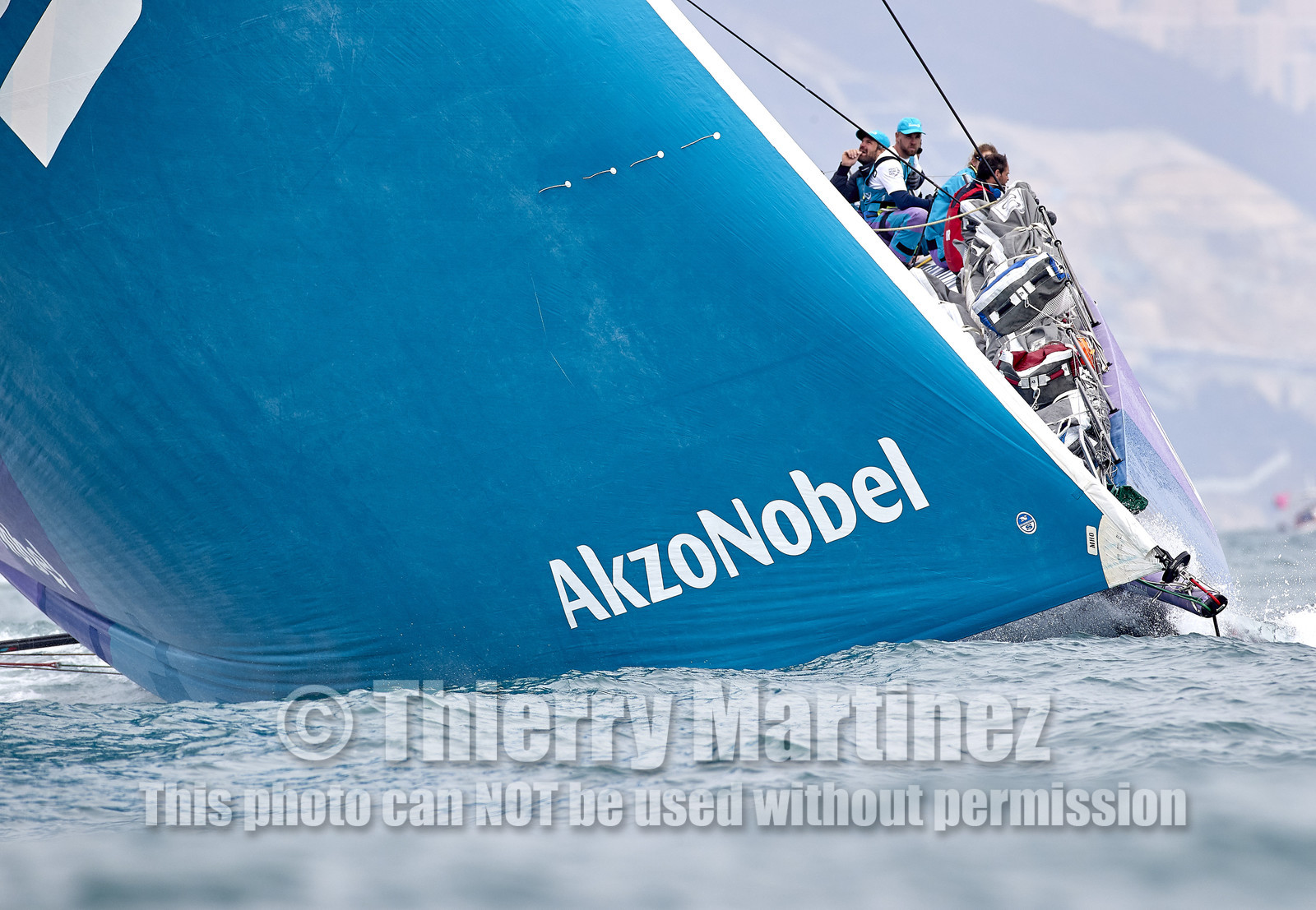 team AkzoNobel  in Volvo Ocean Race 2017-18.