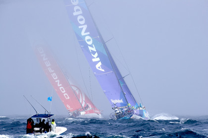 team AkzoNobel  in Volvo Ocean Race 2017-18.