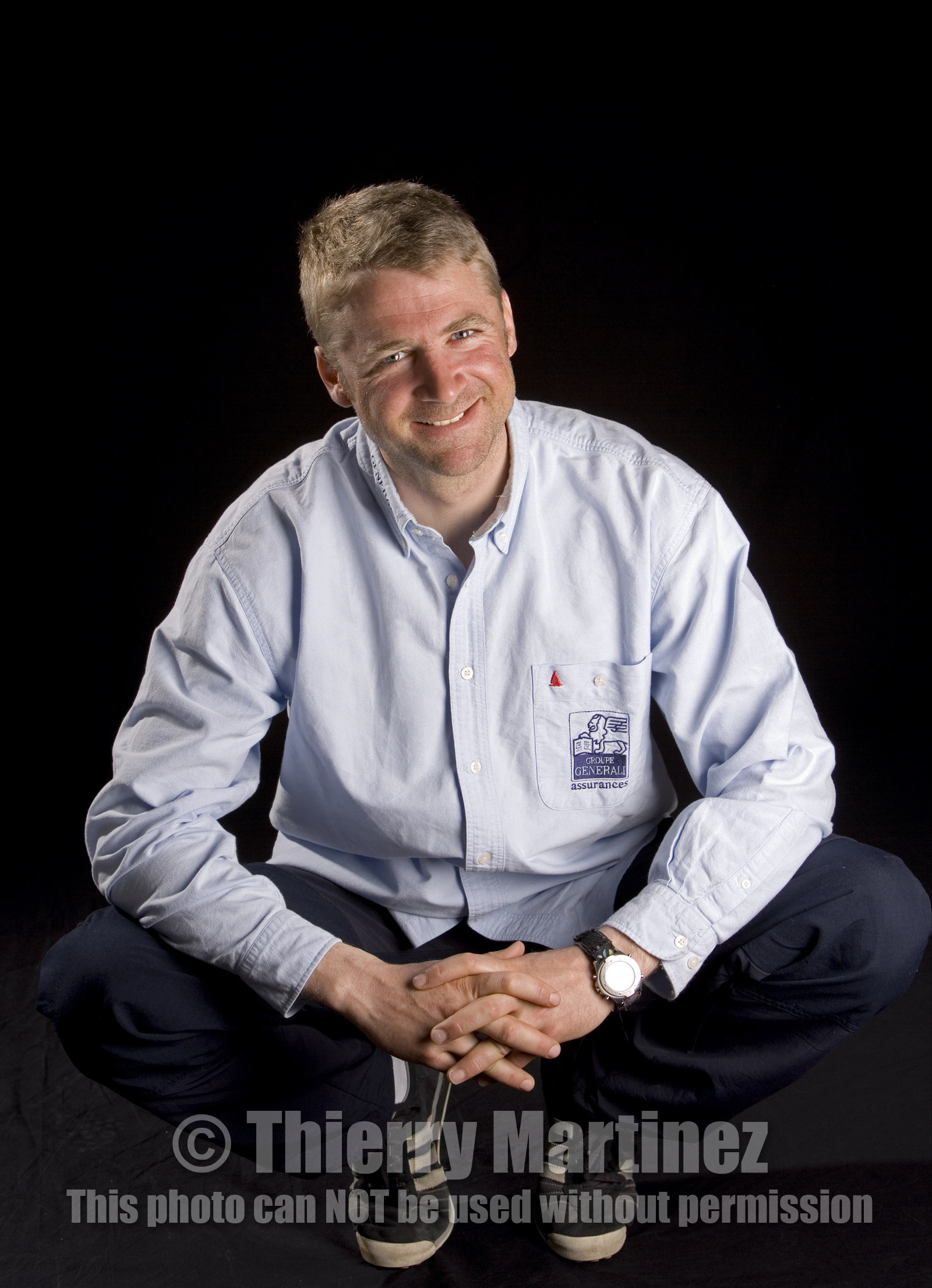 Yann Elies , skipper GENERALI IN STUDIO March 2006