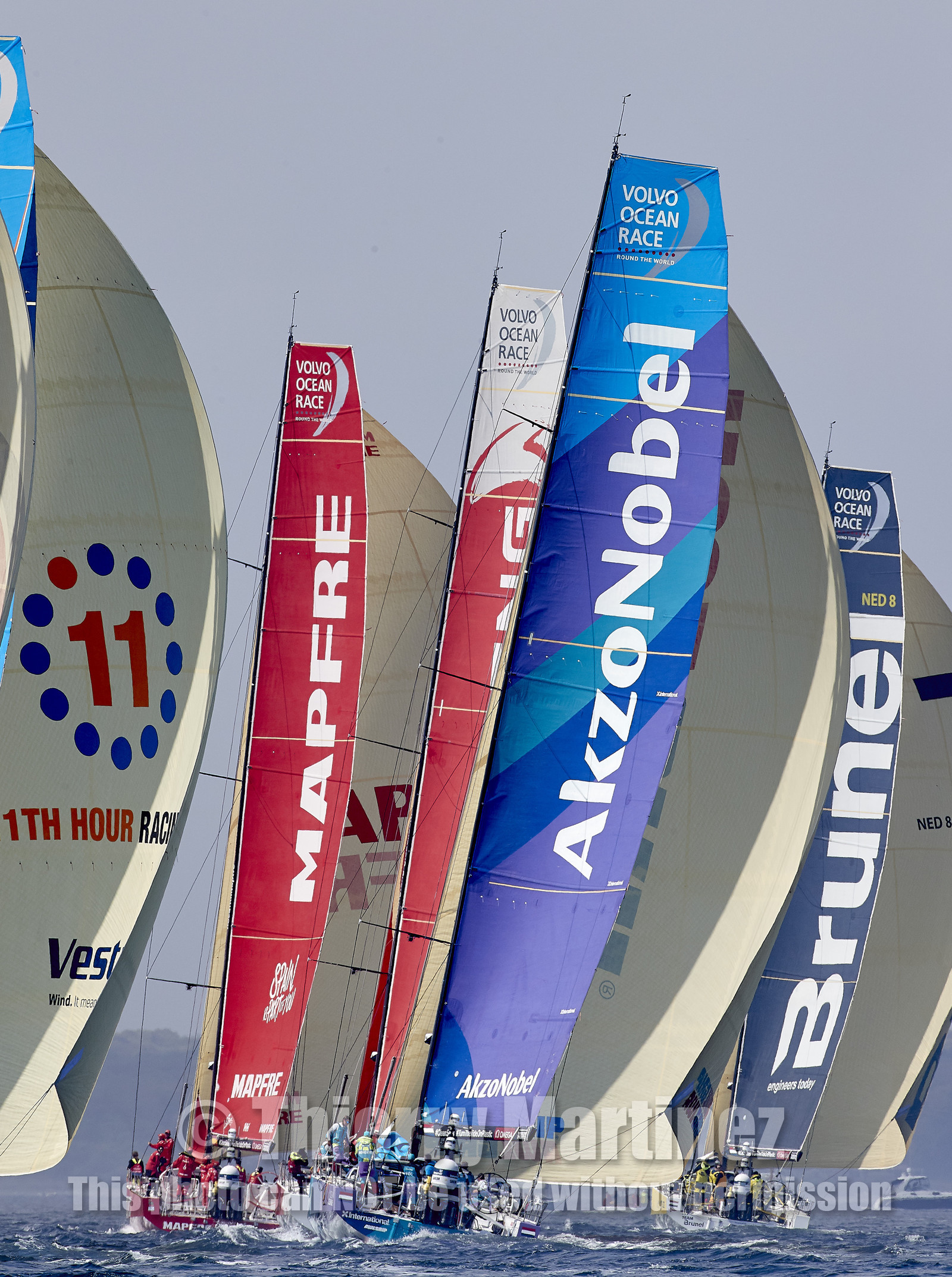 team AkzoNobel  in Volvo Ocean Race 2017-18.