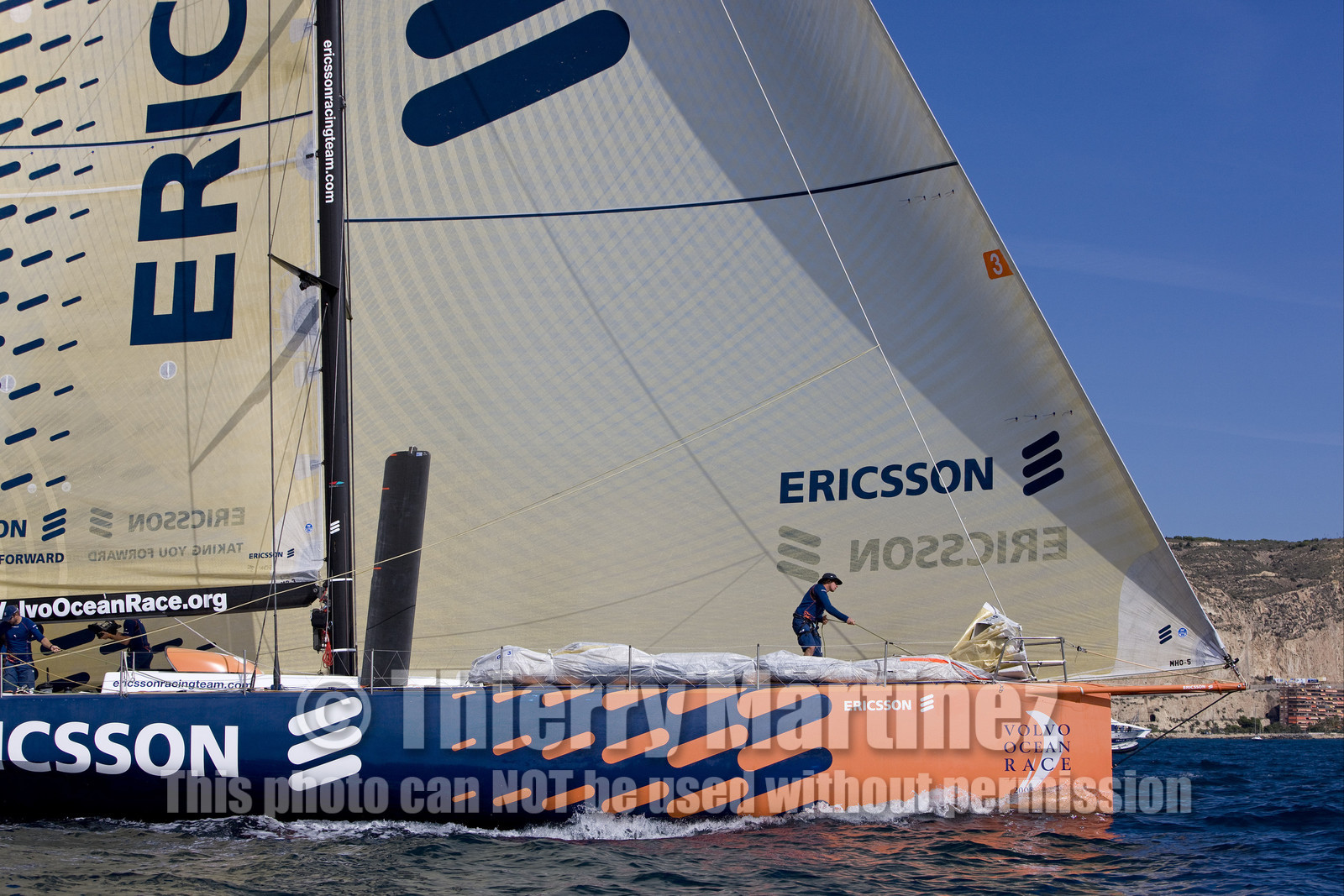 VOLVO OCEAN RACE - 2008 2009. IN-PORT RACE in Alicante-Spain.