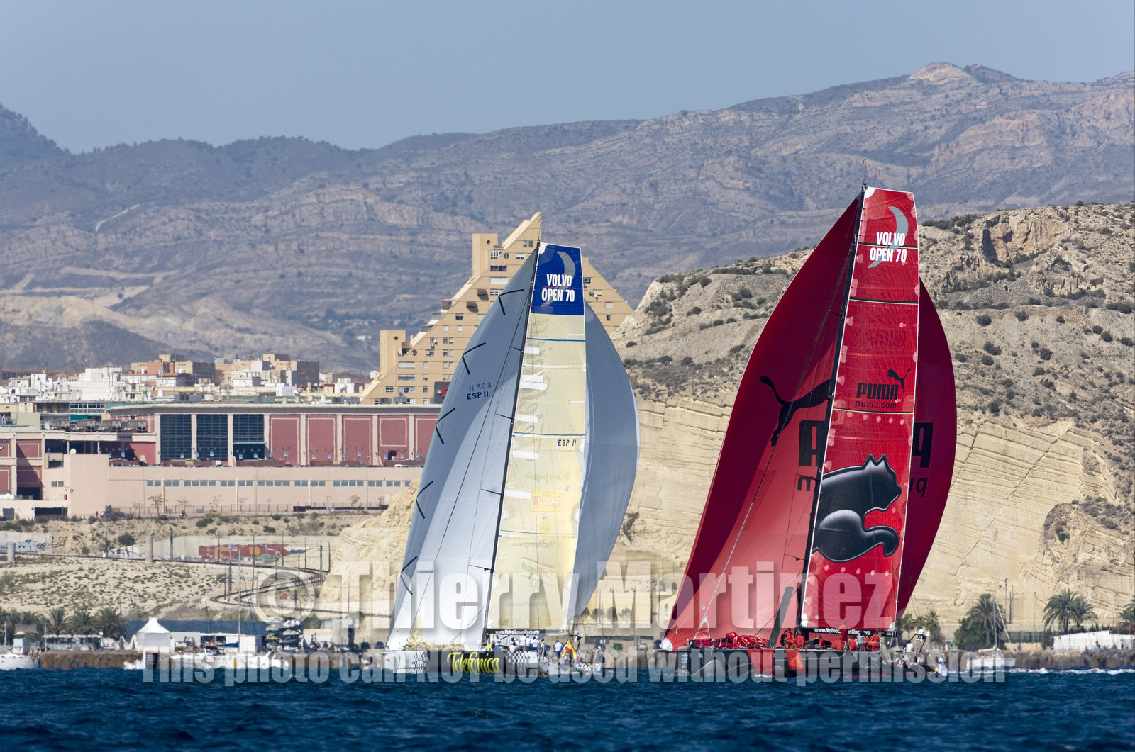 VOLVO OCEAN RACE - 2008 2009. IN-PORT RACE in Alicante-Spain.