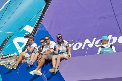 team AkzoNobel  in Volvo Ocean Race 2017-18.