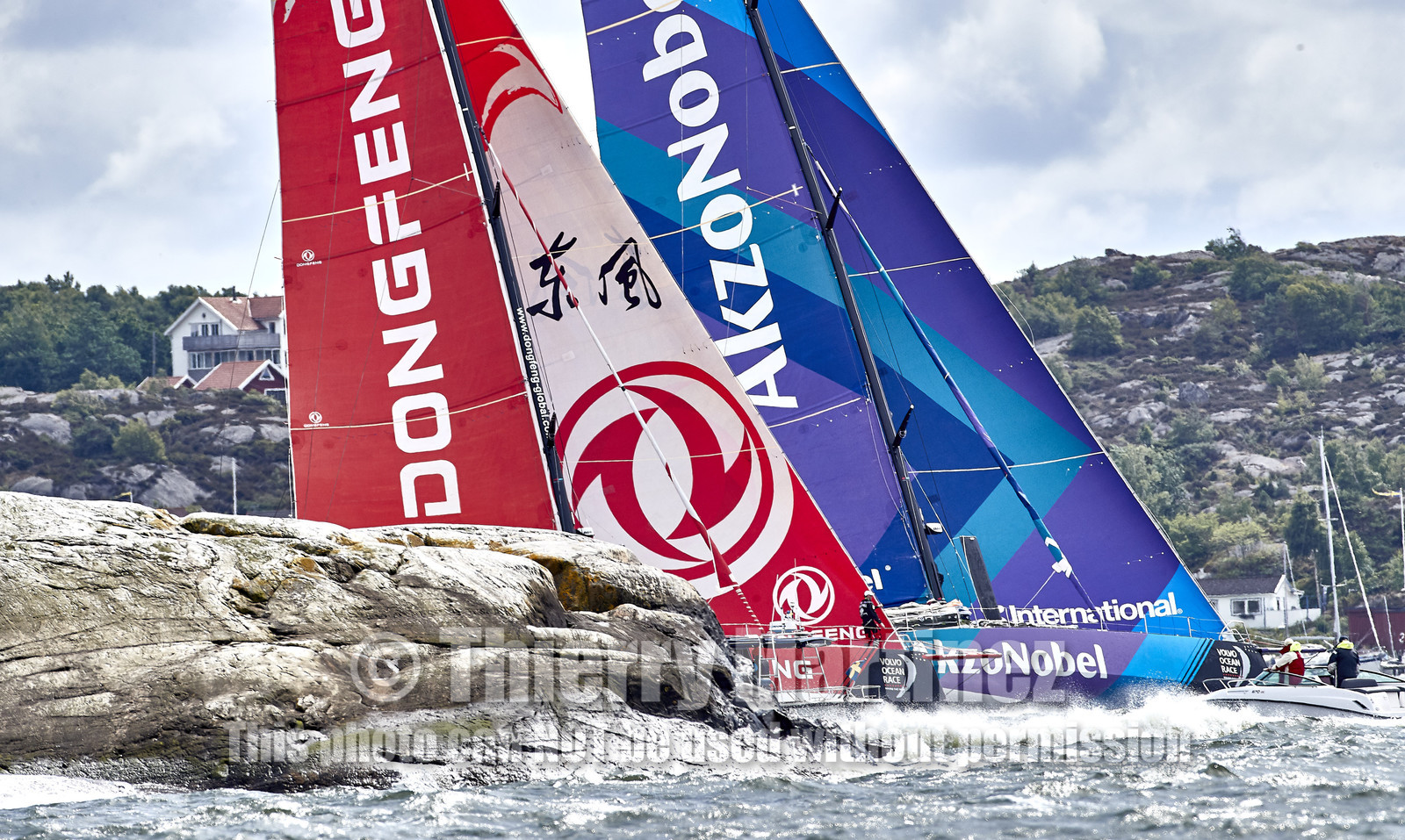 team AkzoNobel  in Volvo Ocean Race 2017-18.