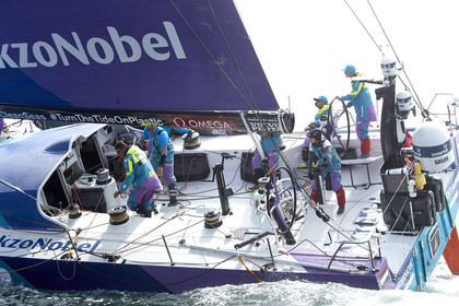 team AkzoNobel  in Volvo Ocean Race 2017-18.