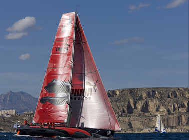 VOLVO OCEAN RACE - 2008 2009. IN-PORT RACE in Alicante-Spain.
