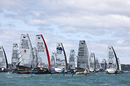 2015 McDougall + McConaghy Moth Worlds. Sorrento - VIC AUSTRALIA  . 6 16 January 2015. Organize by Sorrento Sailing Couta Boat Club.