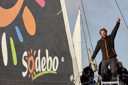 Single-handed sailing round the world record .