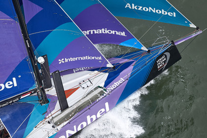 team AkzoNobel  in Volvo Ocean Race 2017-18.
