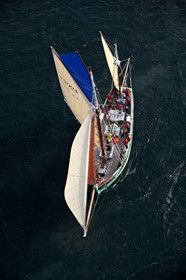 Semaine du Golfe 2015. Parade d'arrivée de la flotte.