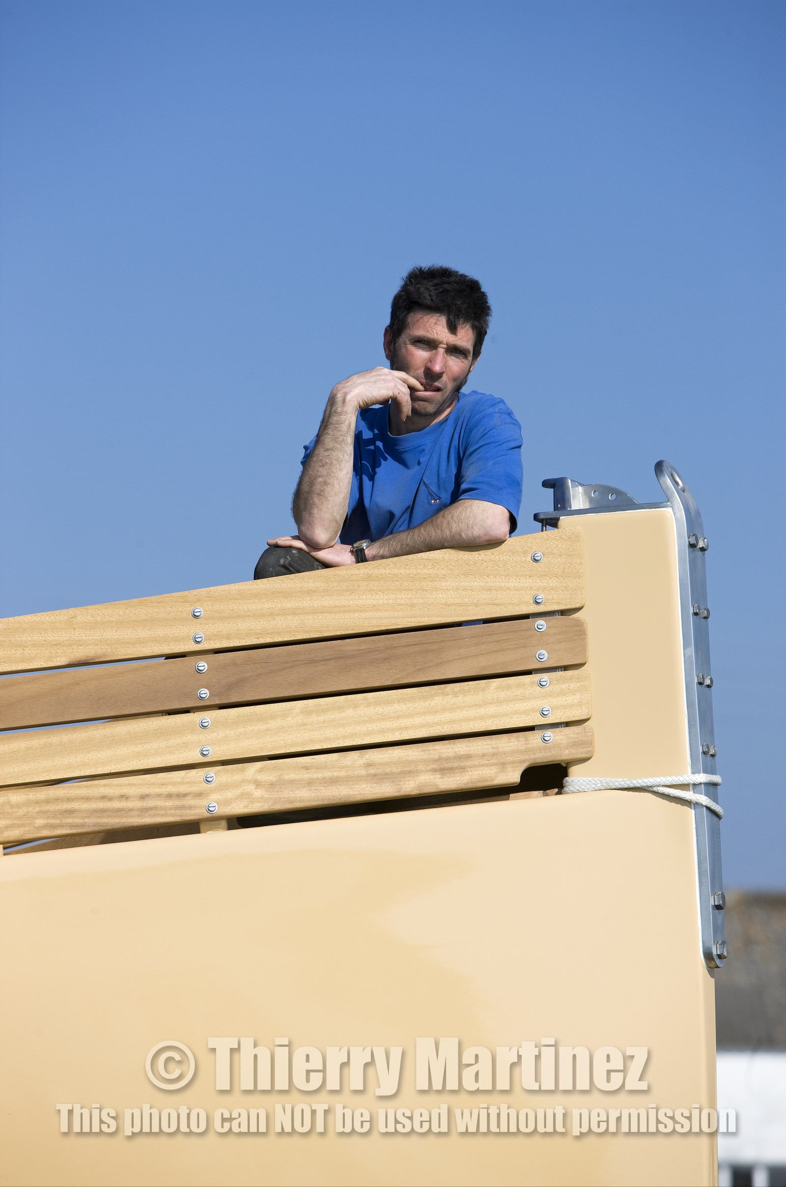 Launch of Thierry Dubois (FRA) new schooner LA LOUISE