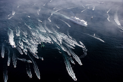 ROUTE DU RHUM Start in St Malo.Oct  2006