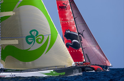 VOLVO OCEAN RACE - 2008 2009. IN-PORT RACE in Alicante-Spain.
