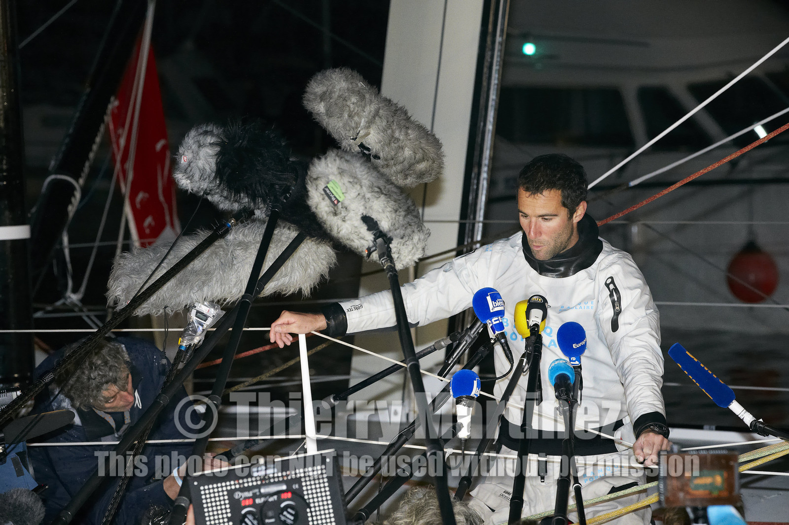 2012 13 VENDEE GLOBE. Armel Le Cleac'h (FRA) BANQUE POPULAIRE 2nd .