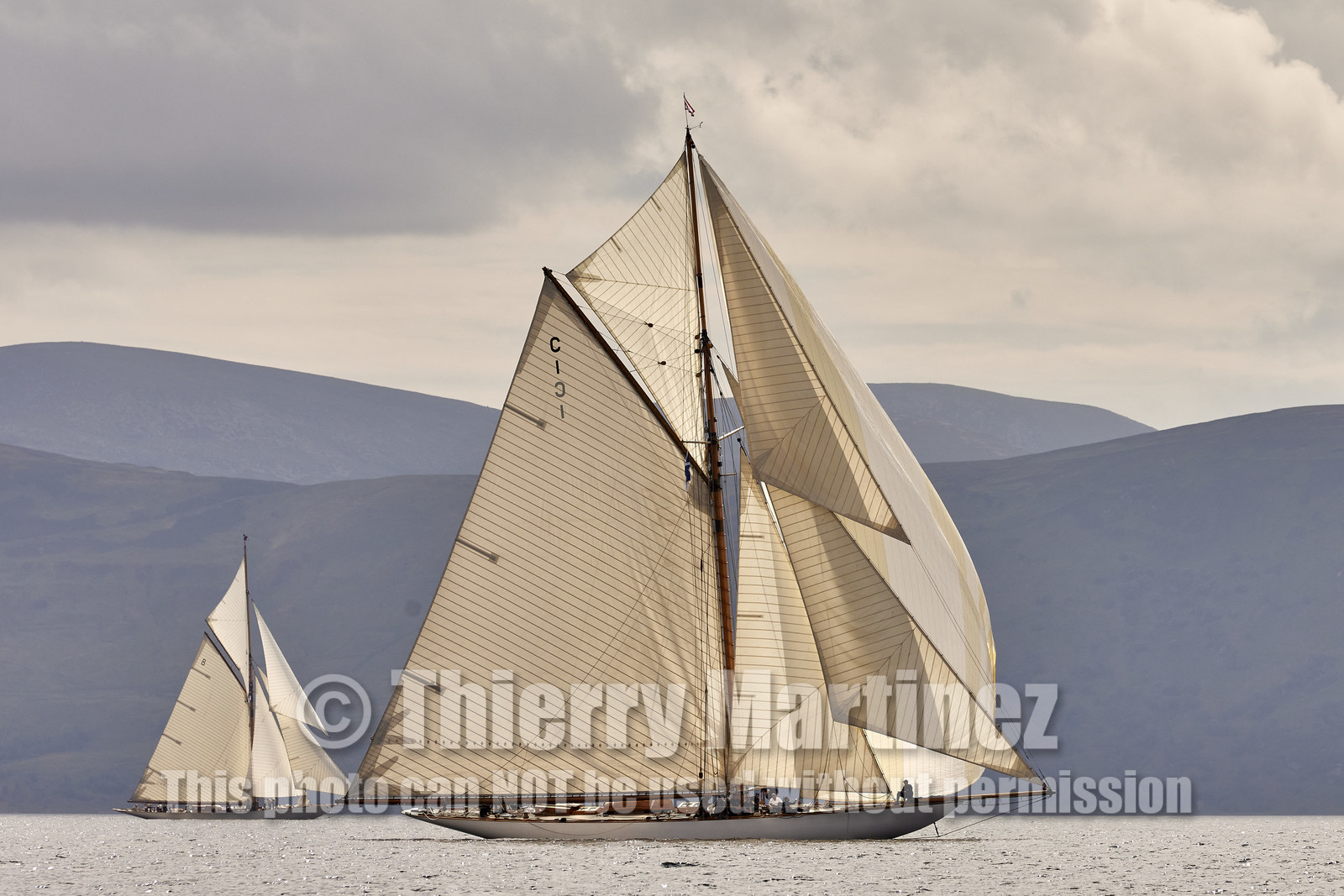 22_23004  © Thierry Martinez.FAIRLIE,SCOTLAND - UK 14th June 20222022 RICHARD MILLE FIFE REGATTA.Day 4 :ROTHESAY (ISLE OF BUTE) to PORTAVADIE.