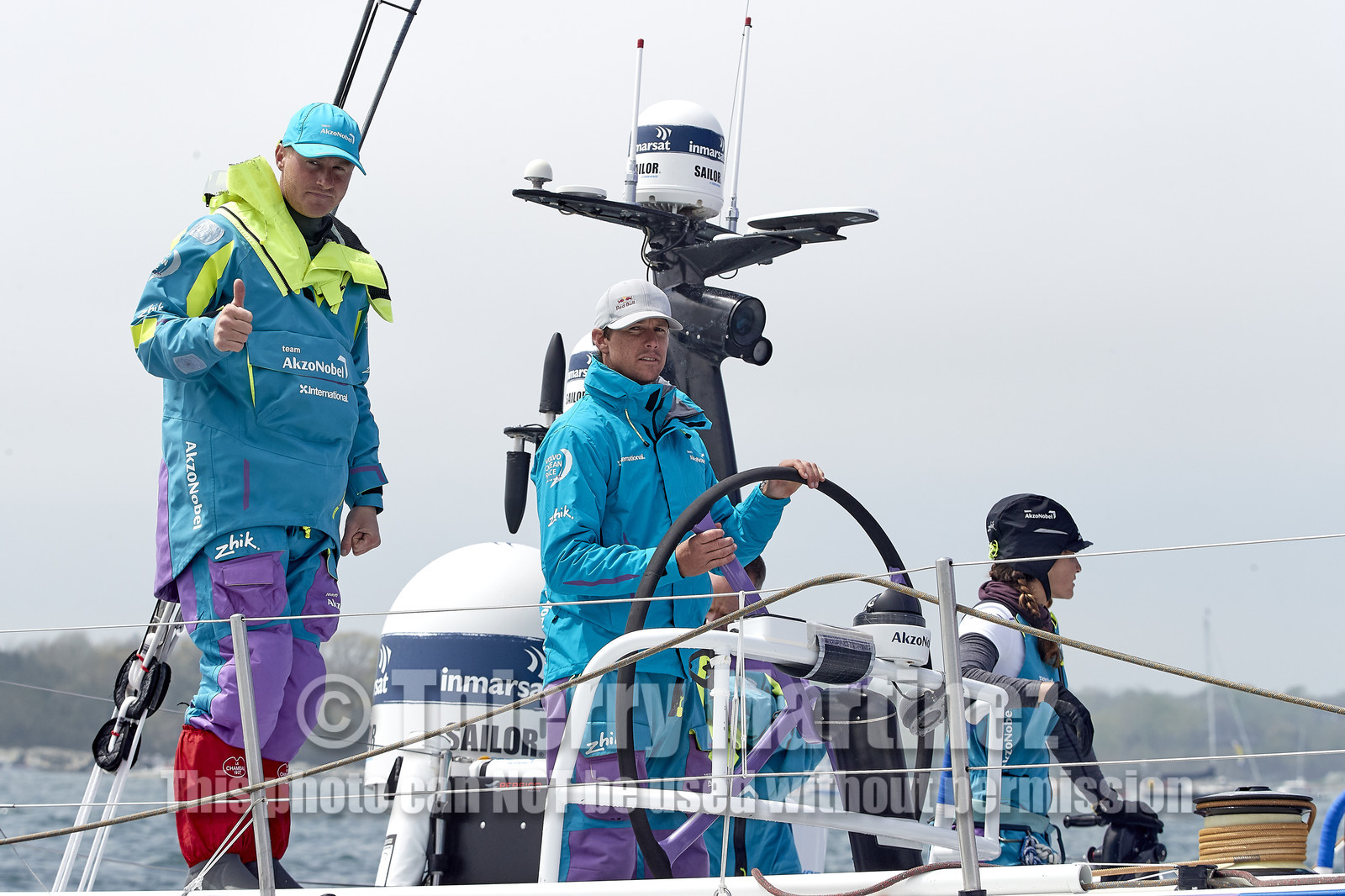 team AkzoNobel  in Volvo Ocean Race 2017-18.