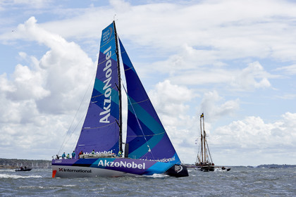 team AkzoNobel  in Volvo Ocean Race 2017-18.