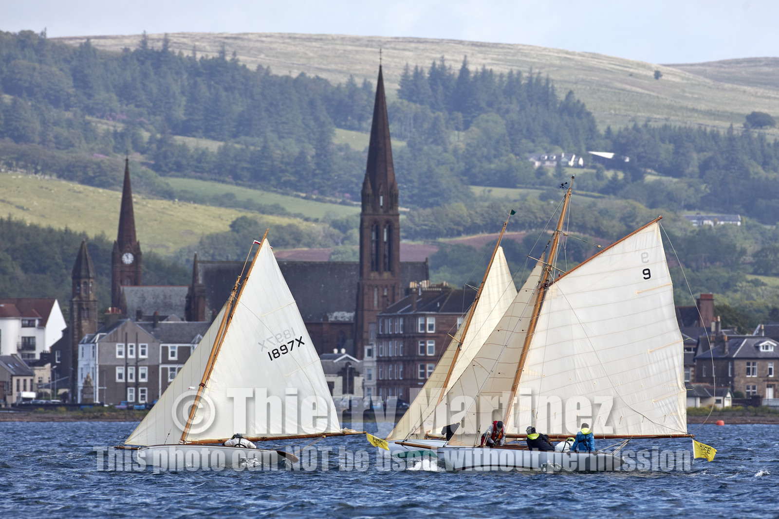 22_17006   © Thierry Martinez.FAIRLIE,SCOTLAND - UK 12th June 20222022 RICHARD MILLE FIFE REGATTA.Day 2 : LARGS to ROTHESAY