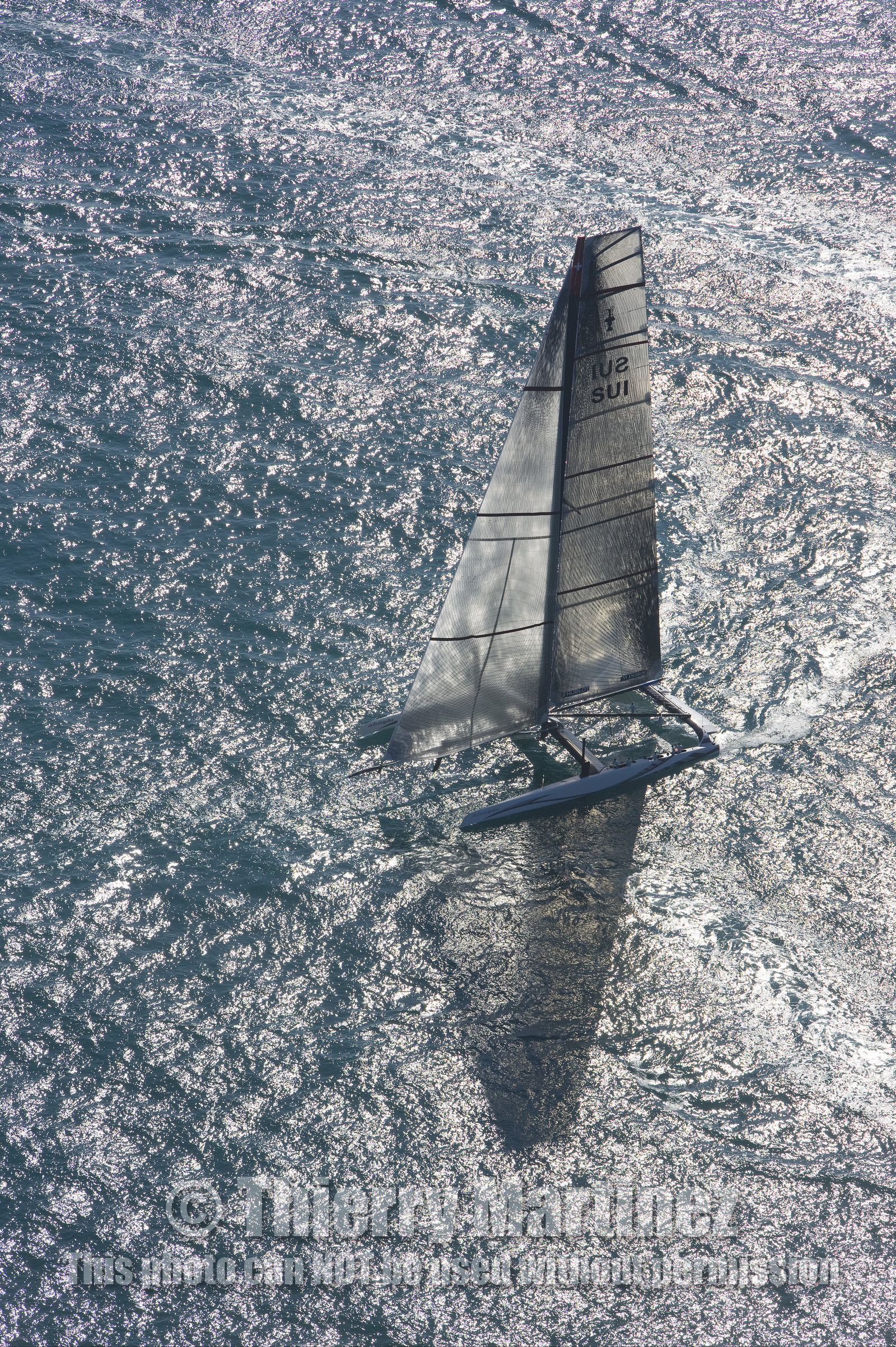33rd  AMERICA'S CUP Valencia Spain, February 2010 - Defender:  ALINGHI (ALINGHI 5) vs Challenger : BMW Oracle Racing (USA 17)