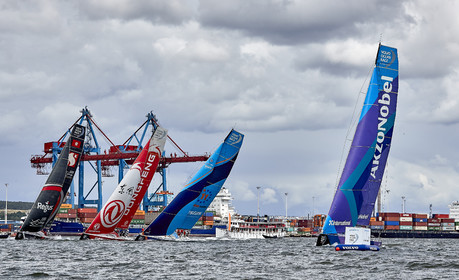 team AkzoNobel  in Volvo Ocean Race 2017-18.