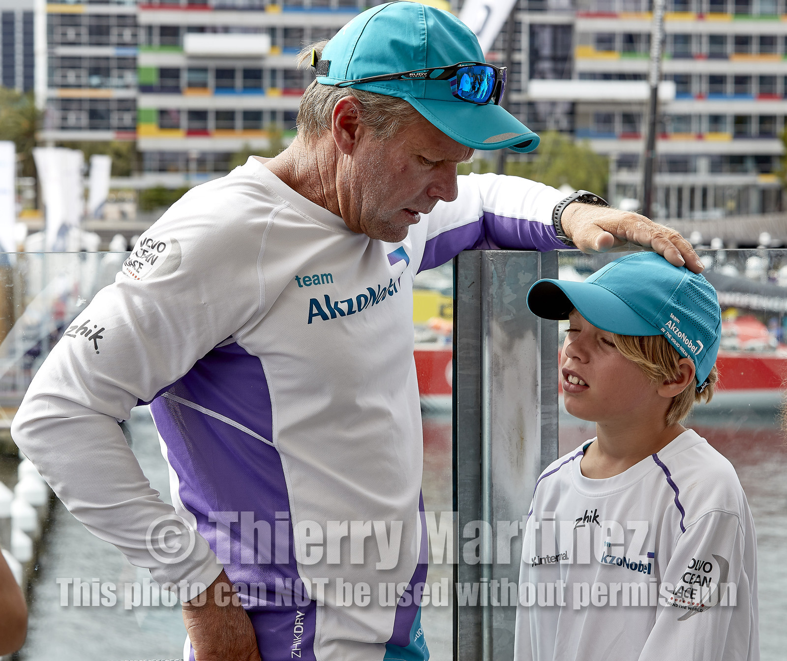 team AkzoNobel  in Volvo Ocean Race 2017-18.