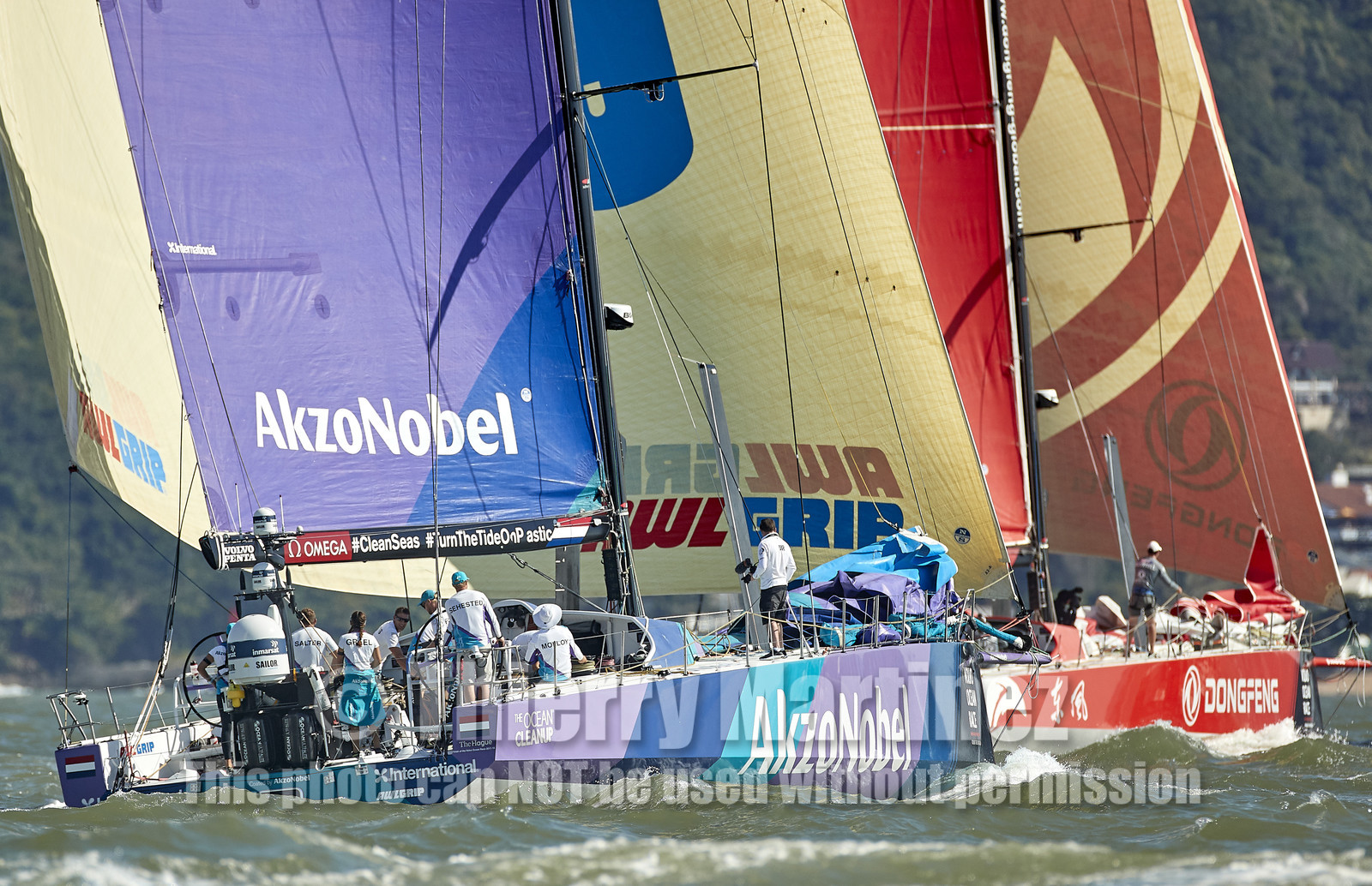 team AkzoNobel  in Volvo Ocean Race 2017-18.