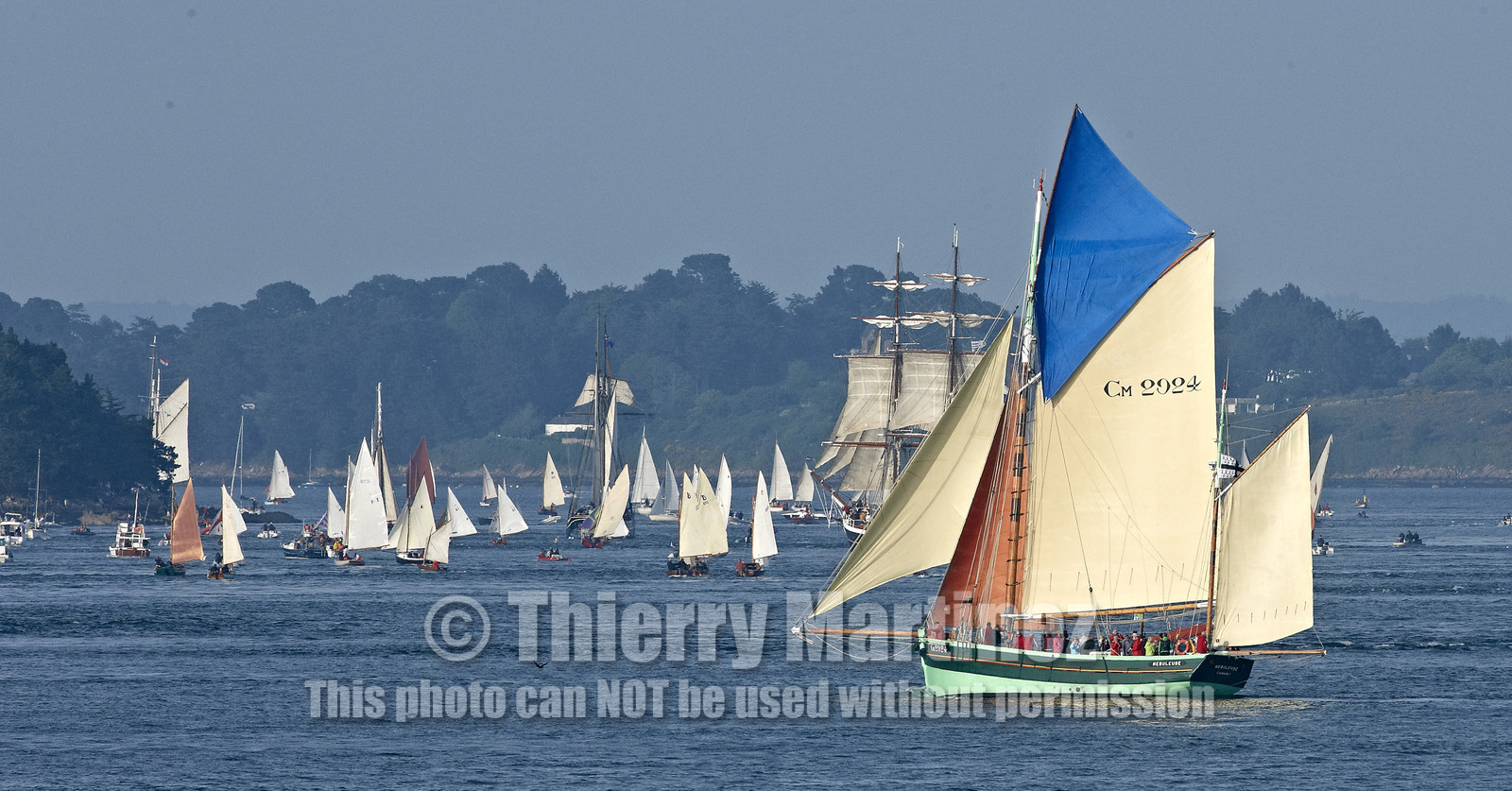 Semaine du Golfe 2015. Parade d'arrivée de la flotte.