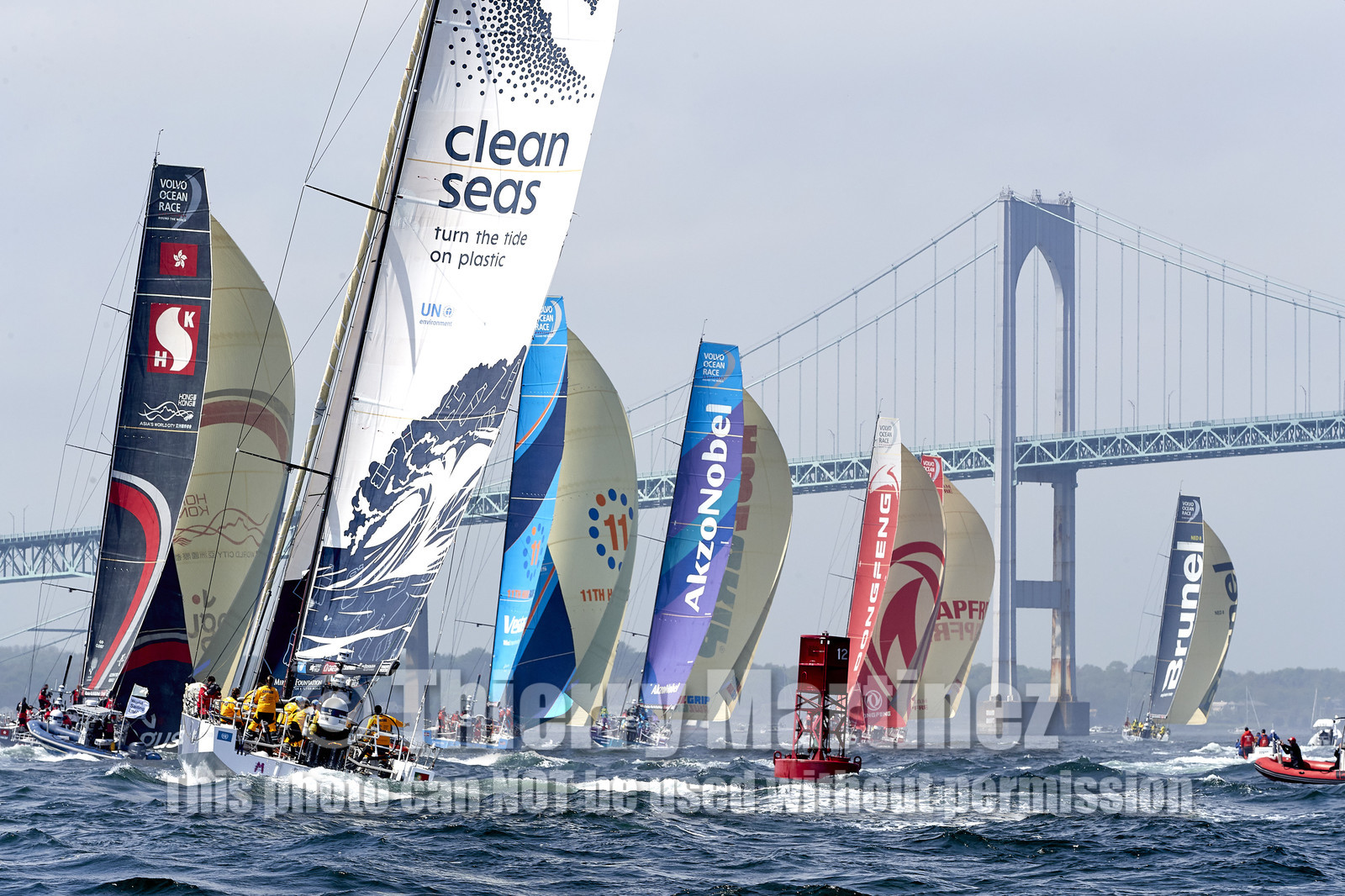 team AkzoNobel  in Volvo Ocean Race 2017-18.