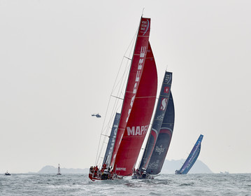 team AkzoNobel  in Volvo Ocean Race 2017-18.