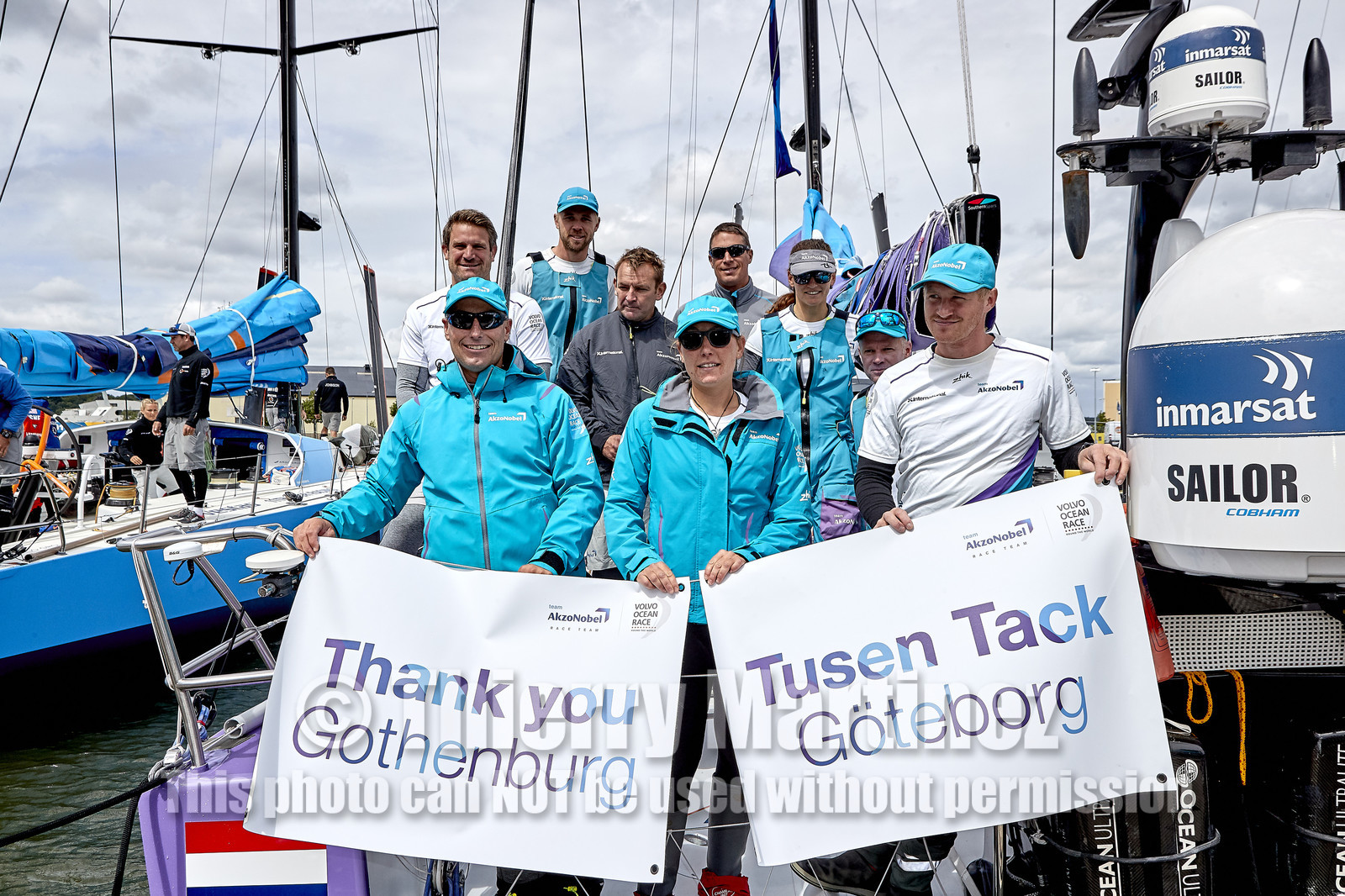 team AkzoNobel  in Volvo Ocean Race 2017-18.