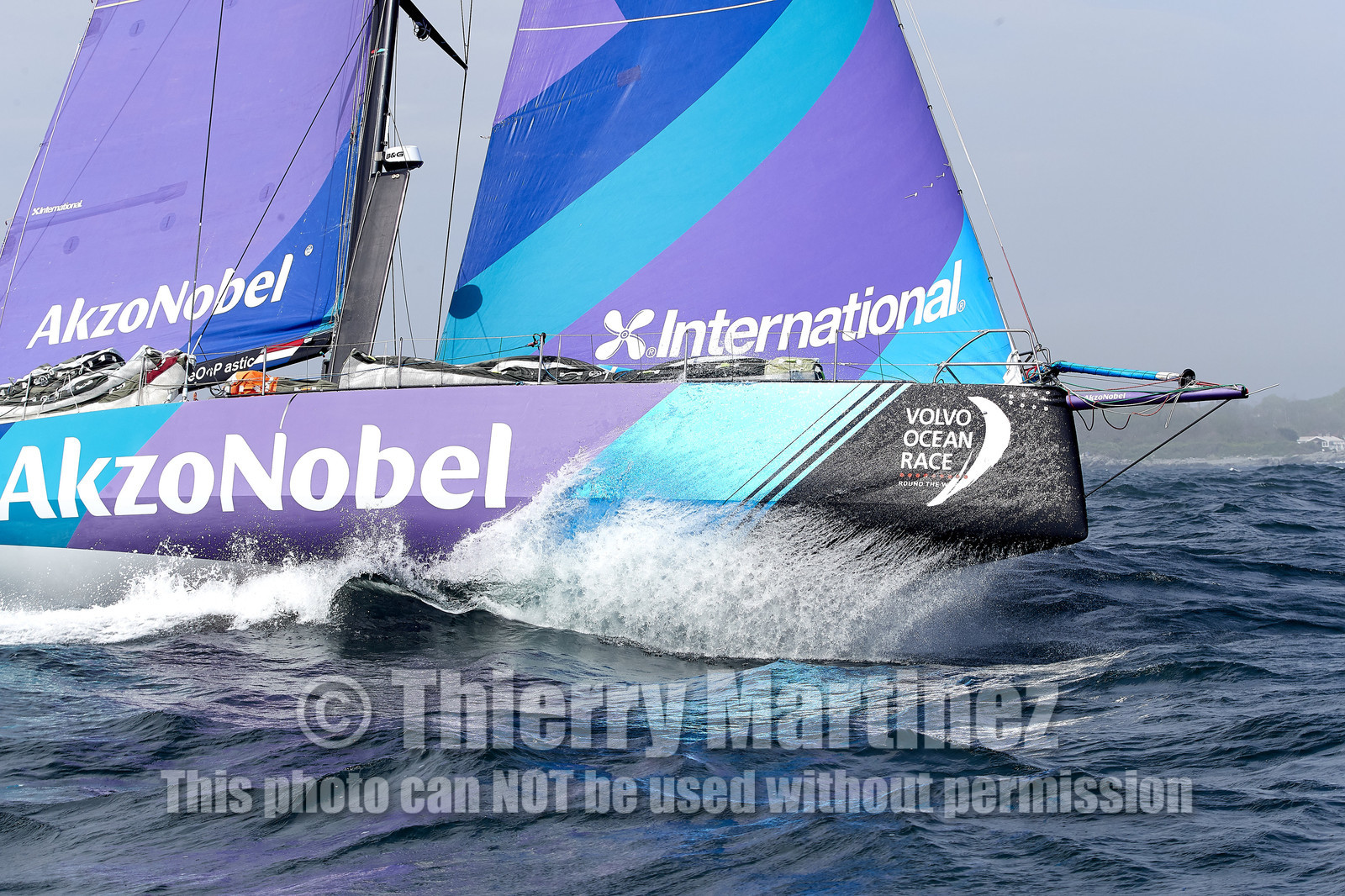 team AkzoNobel  in Volvo Ocean Race 2017-18.